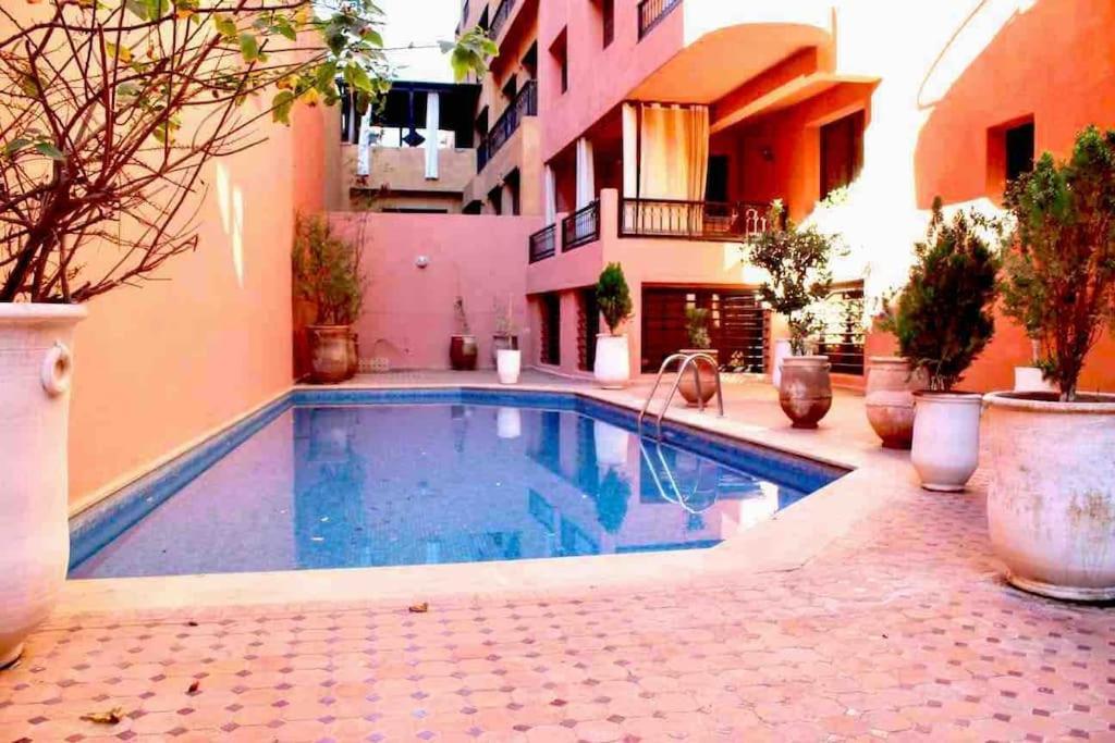 Cosy Appartement Au Coeur De Gueliz Marrakesh Exterior photo